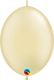 Qualatex Latex Pearl Ivory 12" QuickLink® Balloons (50 count)