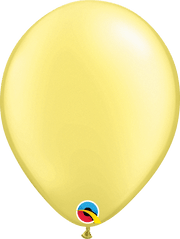 Qualatex Latex Pearl Lemon Chiffon 11″ Latex Balloons (100)