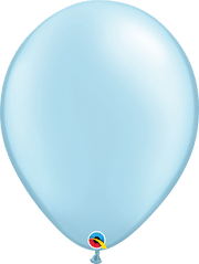 Qualatex Latex Pearl Light Blue 16″ Latex Balloons (50 count)