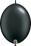 Qualatex Latex Pearl Onyx Black 06" QuickLink® Balloons (50 count)