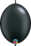 Qualatex Latex Pearl Onyx Black 12" QuickLink® Balloons (50 count)