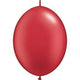 Pearl Ruby Red 12″ QuickLink Latex Balloons (50)