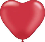 Qualatex Latex Pearl Ruby Red 6″ Heart Latex Balloon