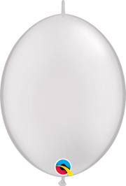 Qualatex Latex Pearl White 12" QuickLink® Balloons (50 count)
