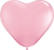 Pink 11″ Heart Latex Balloons (100 count)