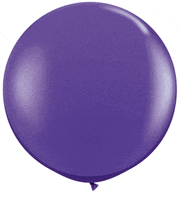 Qualatex Latex Purple Violet 36″ Latex Balloons (2 count)