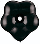 Geo Blossom Onyx Black 16″ Latex Balloons (25CT count)