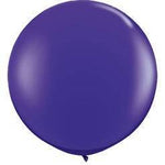 Qualatex Latex Quartz Purple 36″ (3′ Spherical) Latex Balloons (2)