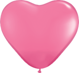 Qualatex Latex Rose 11″ Heart Latex Balloons (100)