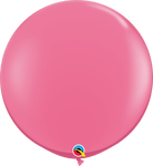 Rose 36″ (3′ Spherical) Latex Balloons (2 count)