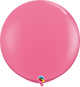 Rose 36″ (3′ Spherical) Latex Balloons (2 count)