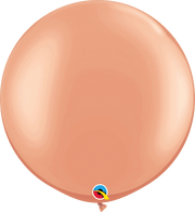 Qualatex Latex Rose Gold 30″ Spherical Latex Balloons (2)