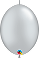 Silver 12″ QuickLink Latex Balloons (50)