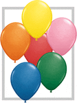 Qualatex Latex Standard Assortment 5″ Latex Balloons (100 count)