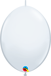 Qualatex Latex White 06" QuickLink® Balloons (50 count)