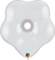 White 16″ GEO Blossom Latex Balloons (50)