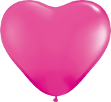 Wild Berry 11″ Heart Latex Balloons (100)
