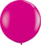 Qualatex Latex Wild Berry 36″ (3′ Spherical) Latex Balloons (2)