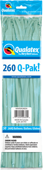 Wintergreen 260Q Latex Balloons (50)