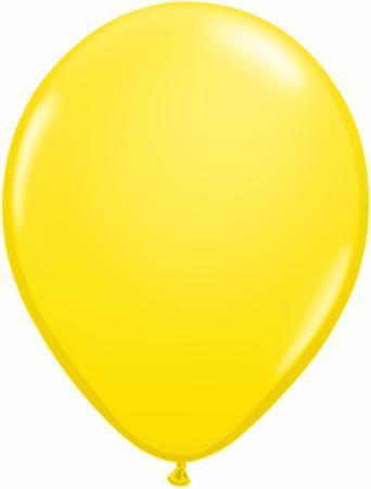 Qualatex Latex Yellow 11″ Latex Balloons (100)
