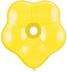 Qualatex Latex Yellow Geo Blossom 16″ Latex Balloons (25)
