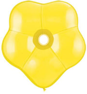 Qualatex Latex Yellow Geo Blossom 16″ Latex Balloons (25)