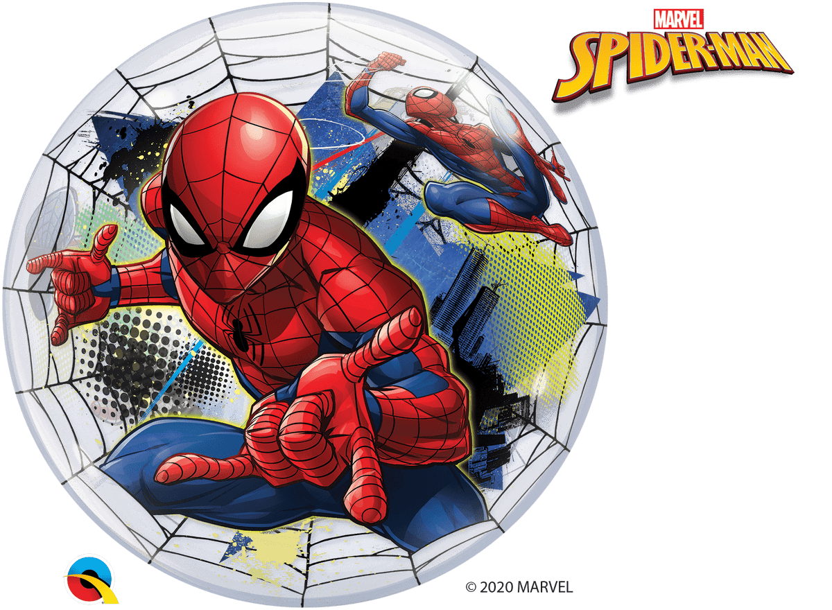Qualatex MARVEL'S Spider-Man Web Slinger 22″ Bubble Balloon