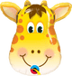 14" Jolly Giraffe Balloon (requires heat-sealing)