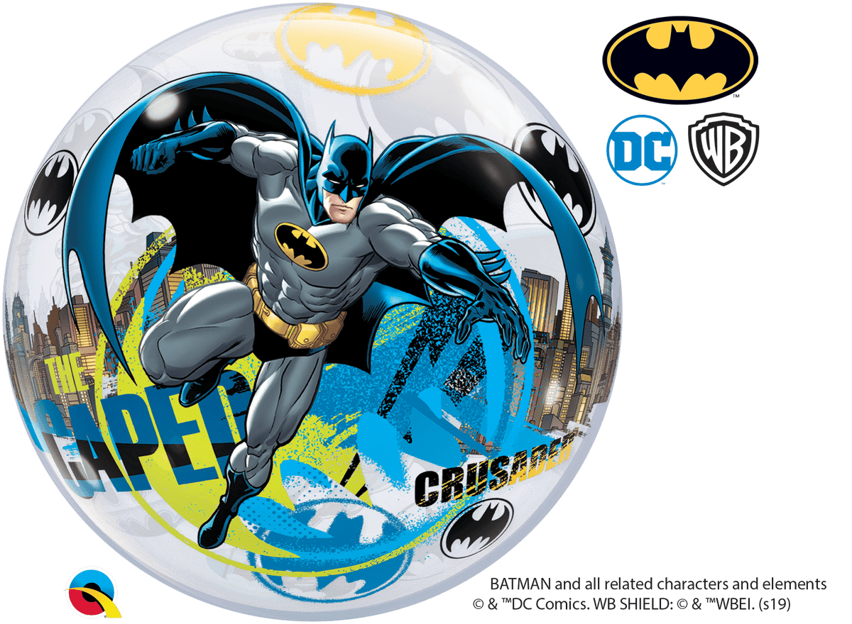 Qualatex Mylar & Foil 22" Round BATMAN: The Caped Crusader