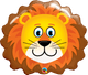 29" Lovable Lion Balloon