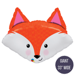 33" Fabulous Fox Head Balloon