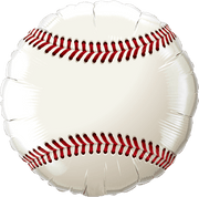 Qualatex Mylar & Foil 36" Giant Baseball Balloon