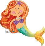 38" Giant Merry Mermaid Balloon