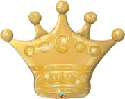 Qualatex Mylar & Foil 41" Golden Crown Balloon