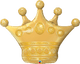 41" Golden Crown Balloon