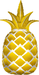 Qualatex Mylar & Foil 44" Gold Metallic Pineapple Balloon