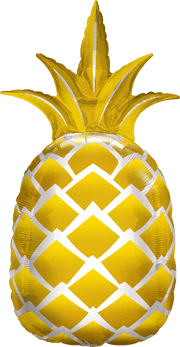 Qualatex Mylar & Foil 44" Gold Metallic Pineapple Balloon