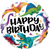 Birthday Colorful Dinosaurs 18″