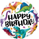 Birthday Colorful Dinosaurs 18″