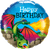 Qualatex Mylar & Foil Birthday Mythical Dragon 18″ Balloon