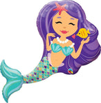 Qualatex Mylar & Foil Enchanting Mermaid 38″ Balloon