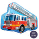 Fire Truck 30" Wide Giant Balloon