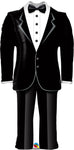 Qualatex Mylar & Foil Grooms Tuxedo Wedding 39″ Balloon