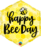 Qualatex Mylar & Foil Happy Bee Day 20″ Balloon