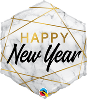 Qualatex Mylar & Foil Happy New Year 20″ Balloon