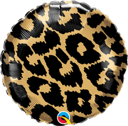 Qualatex Mylar & Foil Leopard Spots Pattern 18″ Balloon