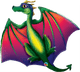 Mythical Dragon 45″ Balloon