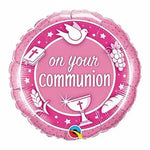 Qualatex Mylar & Foil On Your Communion 18″ Balloon