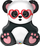 Panda Bear Lovestruck 27" tall Balloon