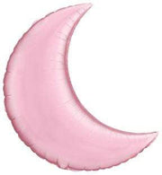 Qualatex Mylar & Foil Pearl Pink Crescent Moon 35″ Balloon